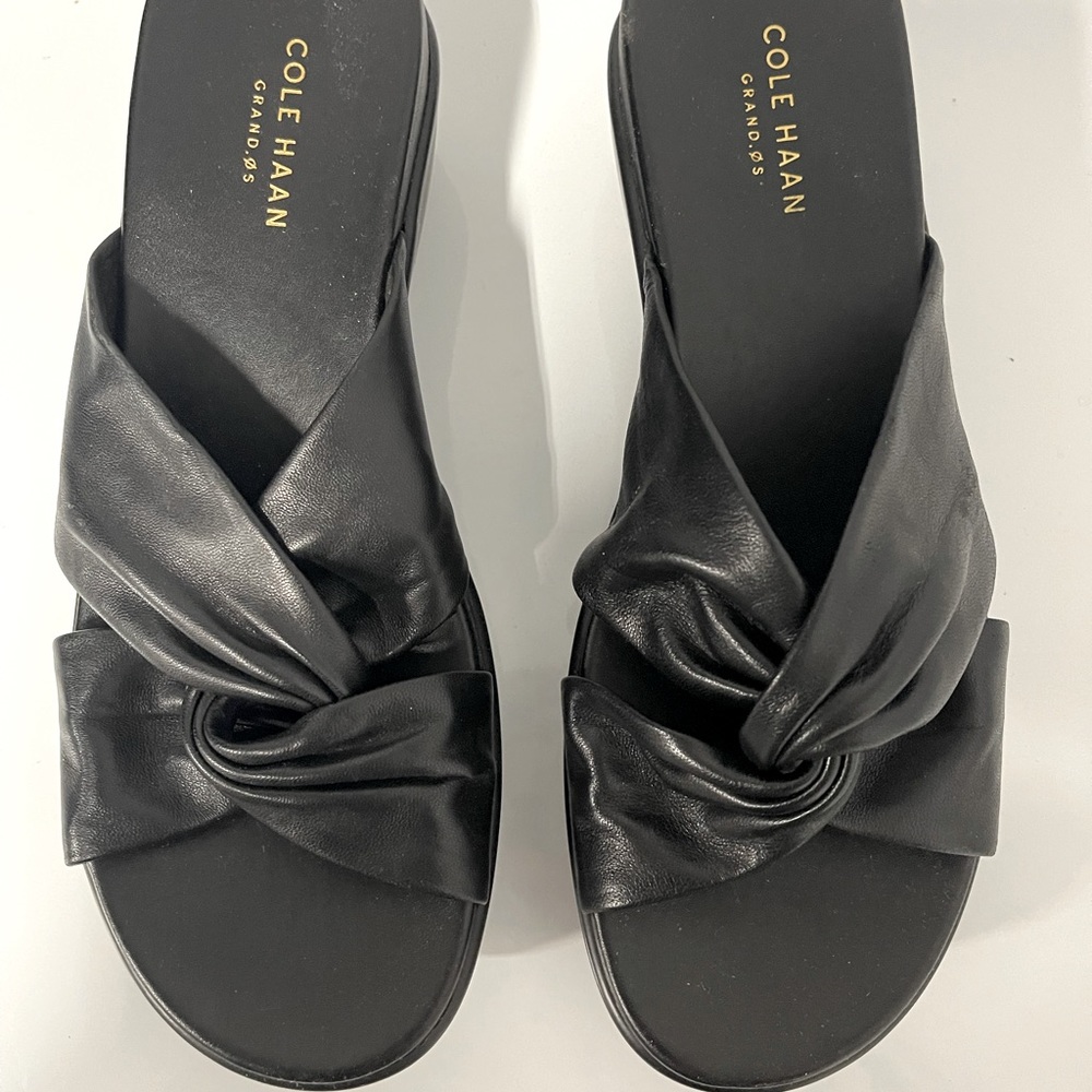 Cole haan black sandals